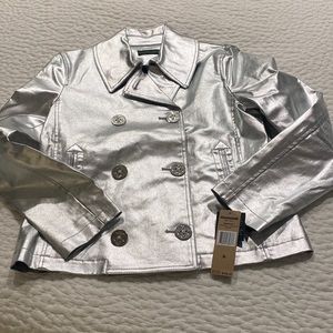 Lauren Jeans Company Silver Metallic Jacket